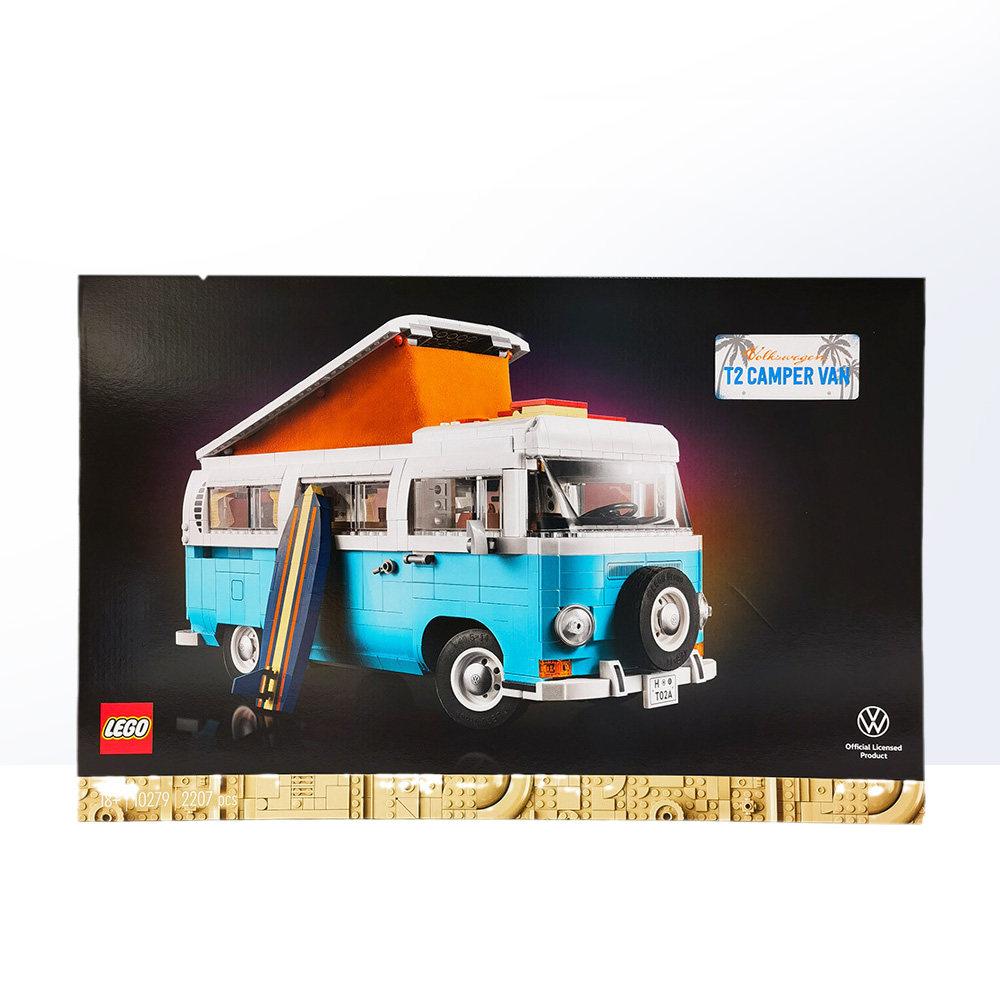 乐高珍藏纪念10279创意系列大众t2野营房车塑料积木