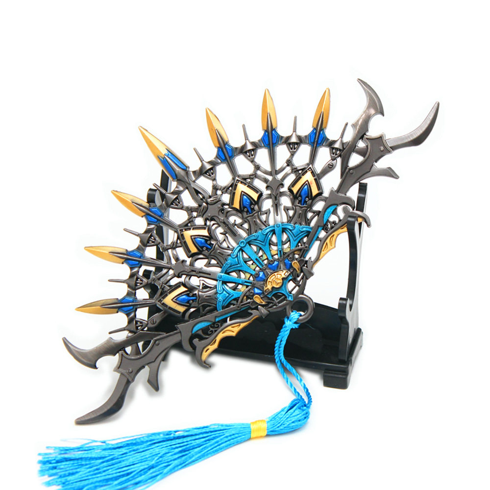 斗罗大陆孔雀翎唐三魂环魂骨蓝银草玩具魂骨暗器动漫挂件