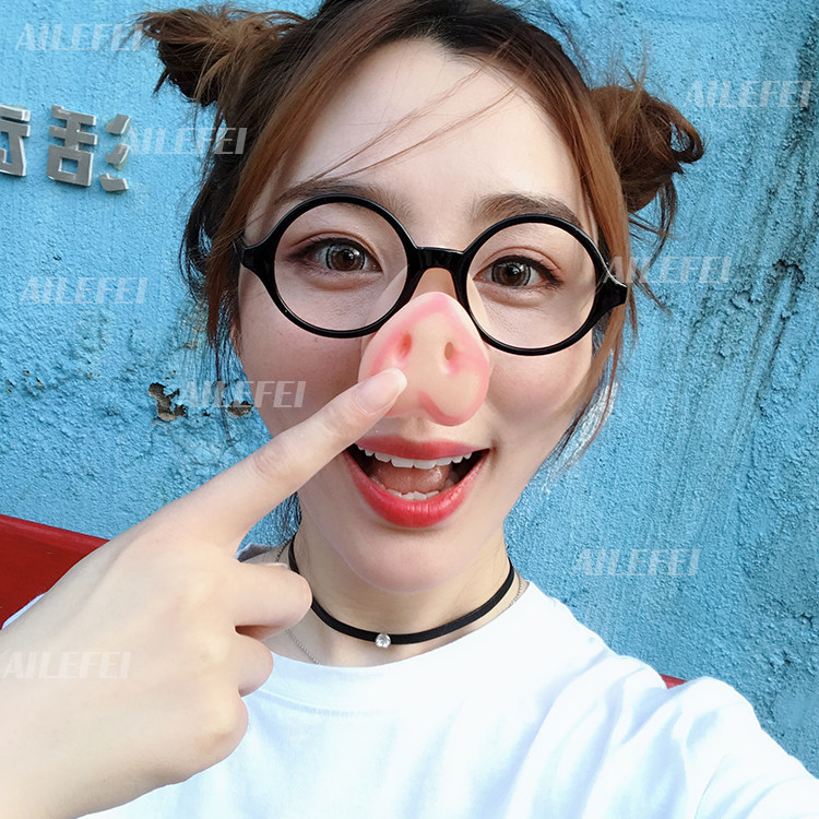 猪鼻子造型眼镜 派对搞怪眼镜 猪八戒眼镜 创意道具