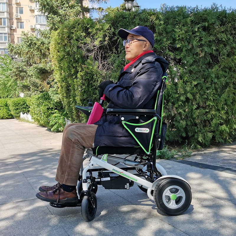 和美德日本miki三贵电动轮椅jrwd602锂电自动折叠电动轮椅