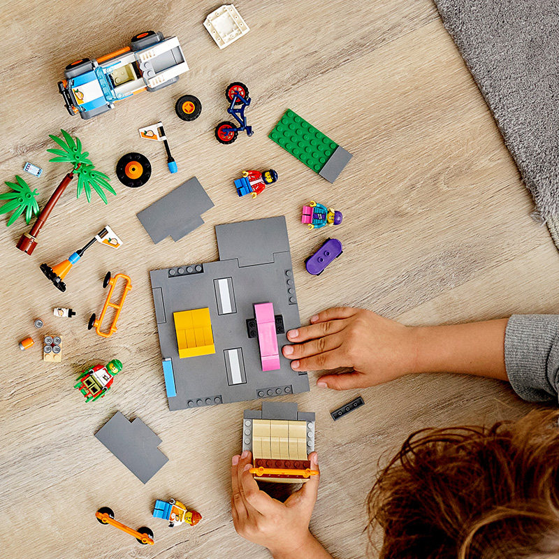 lego乐高60290城市系列滑板公园积木玩具男女建构