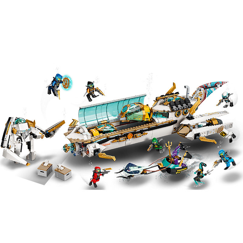 lego乐高71756水下赏赐幻影忍者系列拼插积木塑料积木