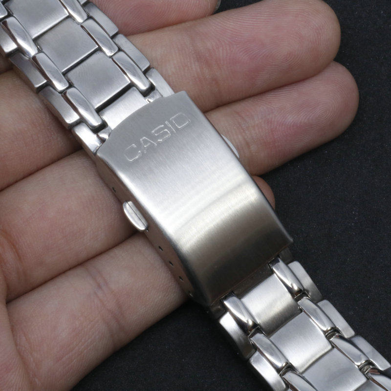 适配卡西欧3745ef312d1a7a钢带手表表链ef312efr300配件