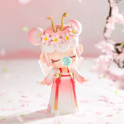 若来nanci囡茜樱花庭盲盒diy小屋手工潮玩手办摆件装饰女生日礼物