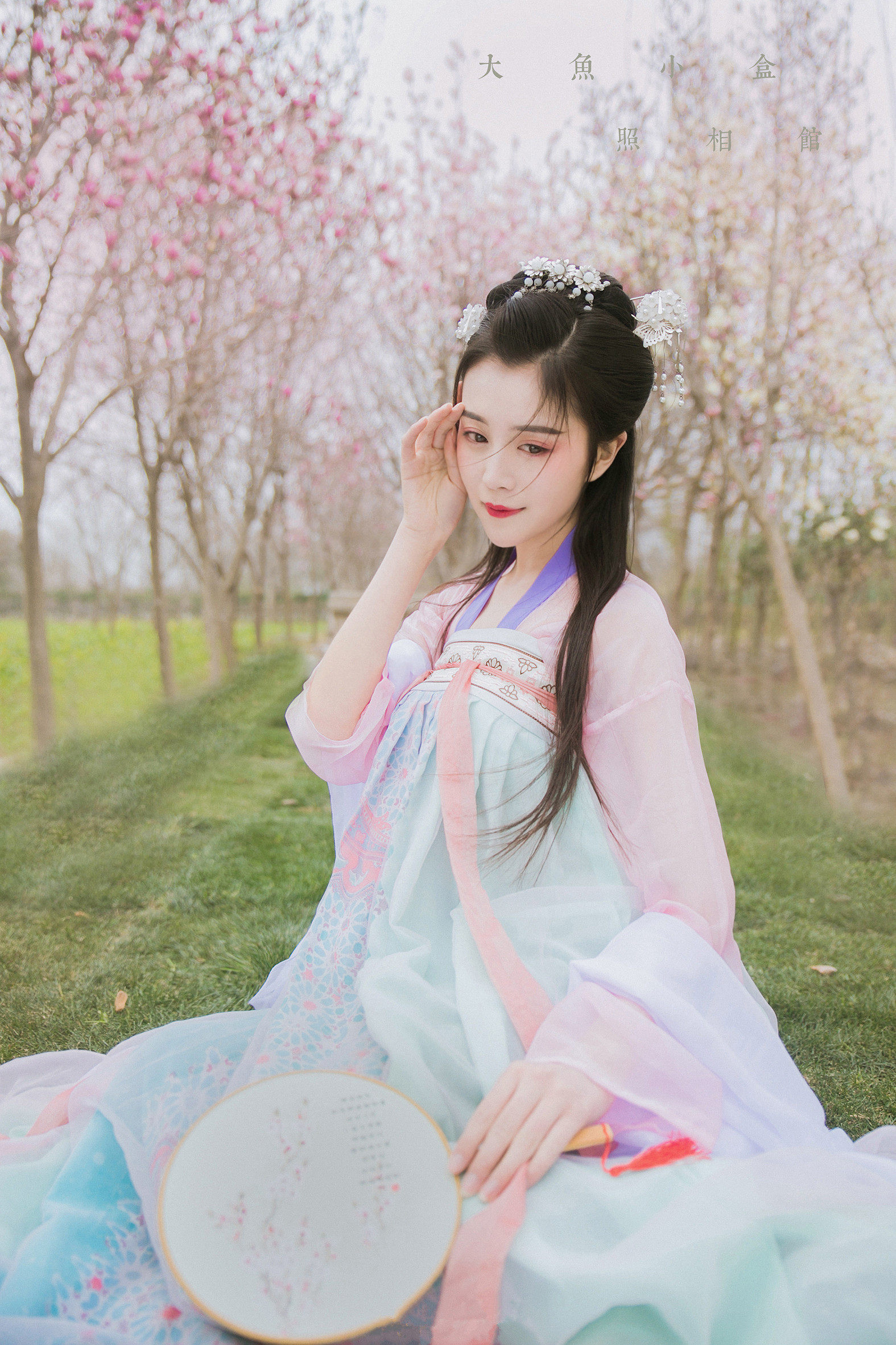 汉服女齐胸襦裙传统汉服夏改良古装服装仙女唐装清新淡雅日常现货