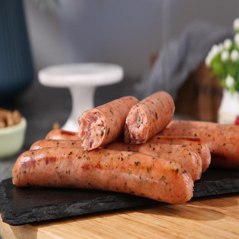 香肠百倍山石根生多汁狗肉热狗烤肠火山倍德香肠