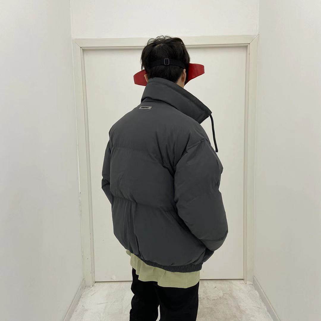 fgessentialsfogfearofgod复线反光面包冬季棉衣