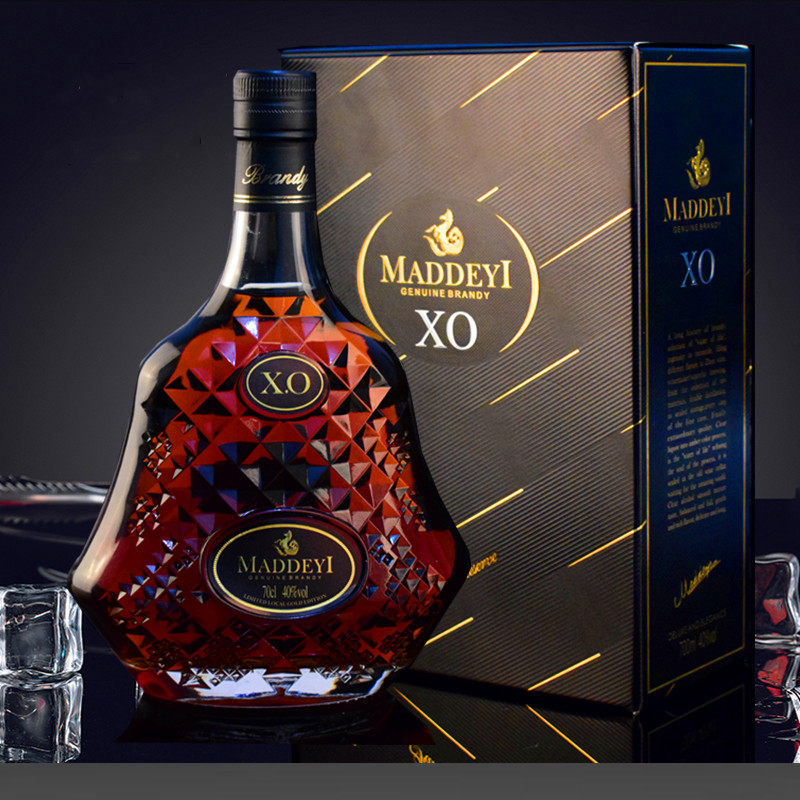 xo法国白兰地酒2瓶700毫升40度烈酒鸡尾酒brandy洋酒白兰地