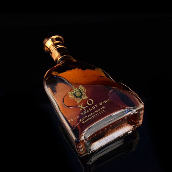 xo白兰地1000ml瓶装750毫升40度烈酒基酒brandy洋酒白兰地