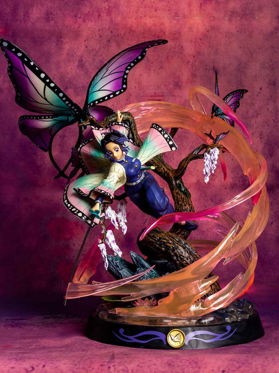 魔方蝴蝶手办鬼灭之刃虫柱gk景品限量雕像手办