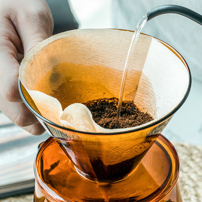 挂耳咖啡滤纸v60滤杯手冲咖啡杯过滤纸便携滤泡式咖啡粉滤网40枚