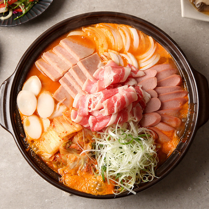 韩式部队火锅韩国部队锅食材芝士年糕火锅组合套餐 14件超豪华版