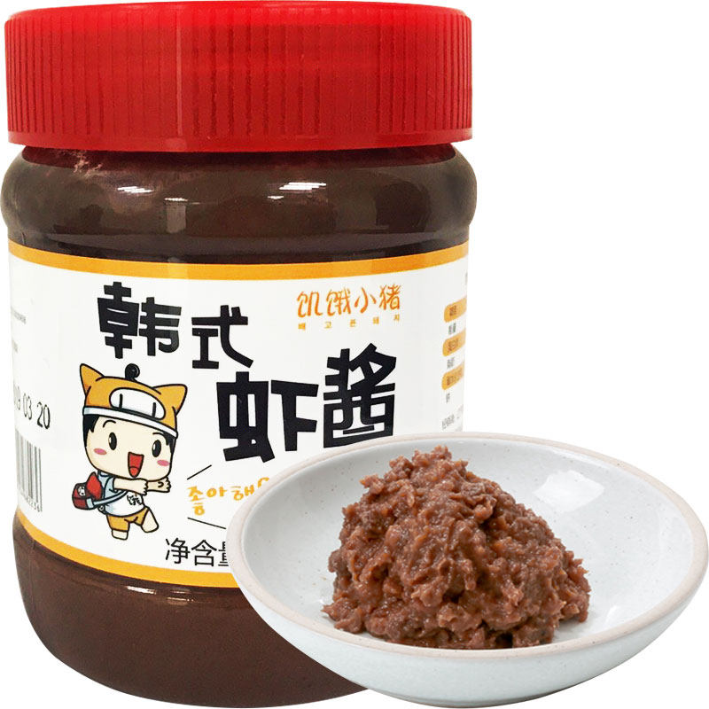 山东威海特产海虾酱330g海鲜酱火锅调料咸虾酱腌制蒸炒肉类调味酱