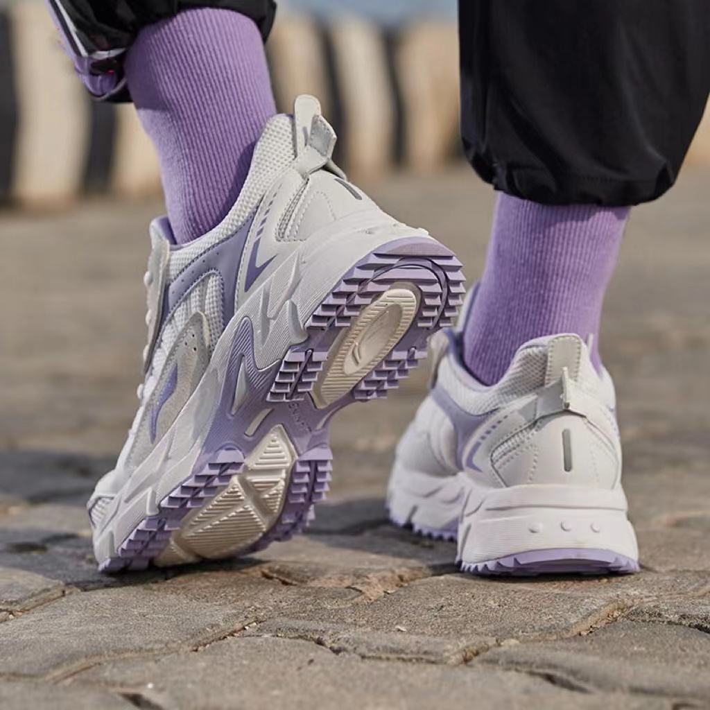 限时优惠李宁运动鞋女鞋2023秋新减震跑步休闲老爹鞋arlq004