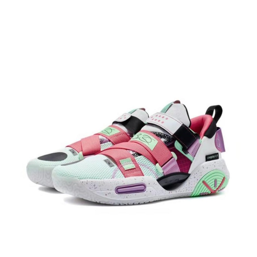 李宁篮球球鞋男鞋2021新款正品全城9v242低篮球鞋