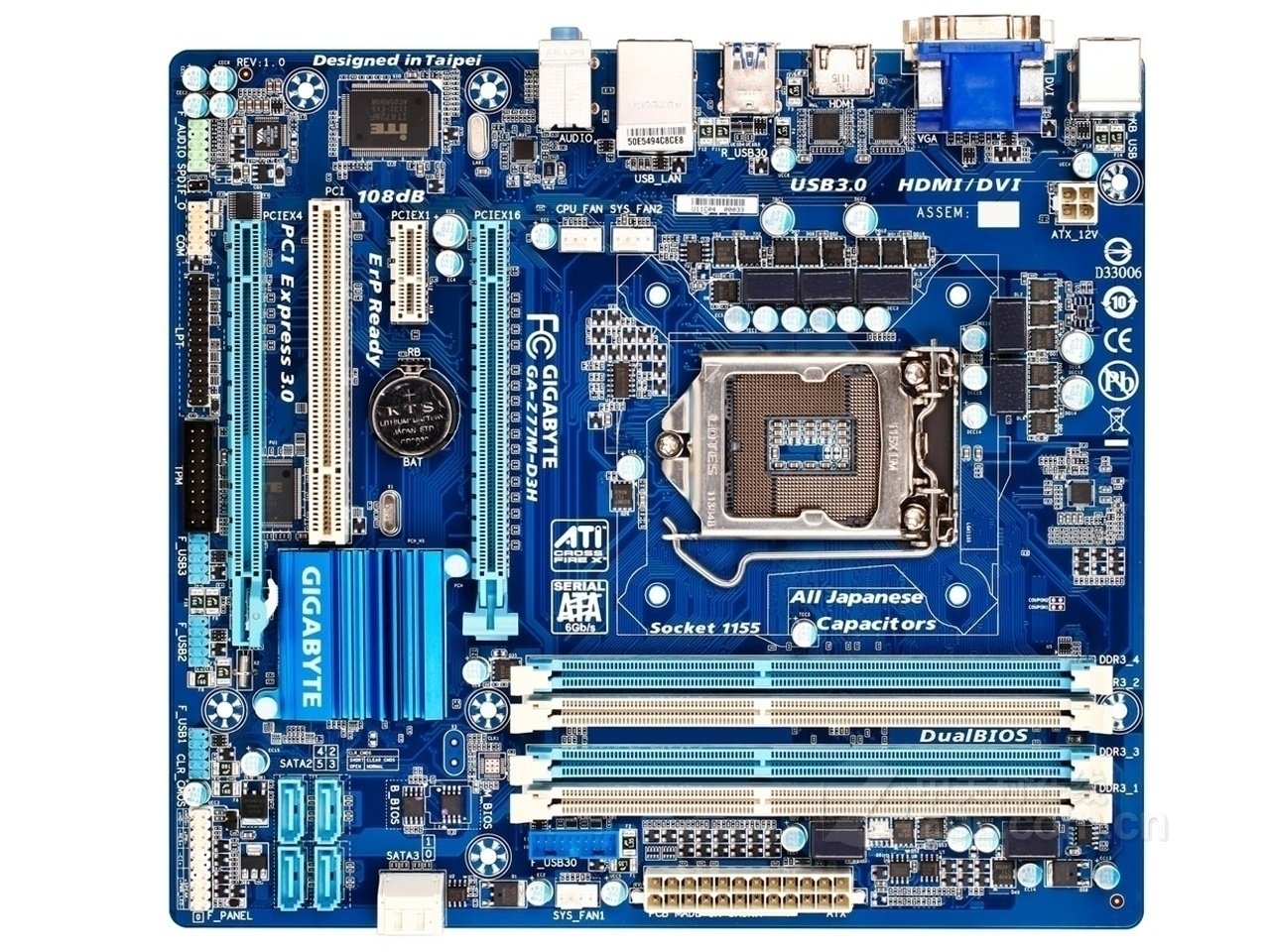 技嘉gigabytez77md3hz77ds3hz68华硕z771155针主板主板