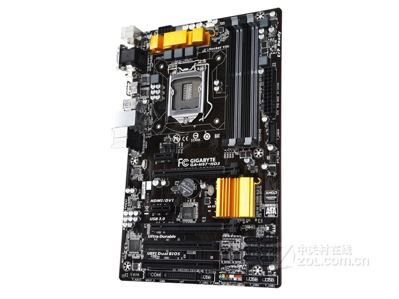 gigabyte技嘉z97xud3hz97hd3d3h1150针ddr3集显豪华华大主板