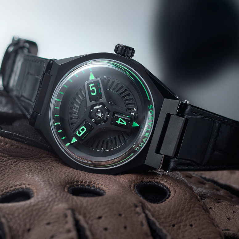 Phantasos改装小众机械表立体星轮转子另类国产独立制表创意夜光