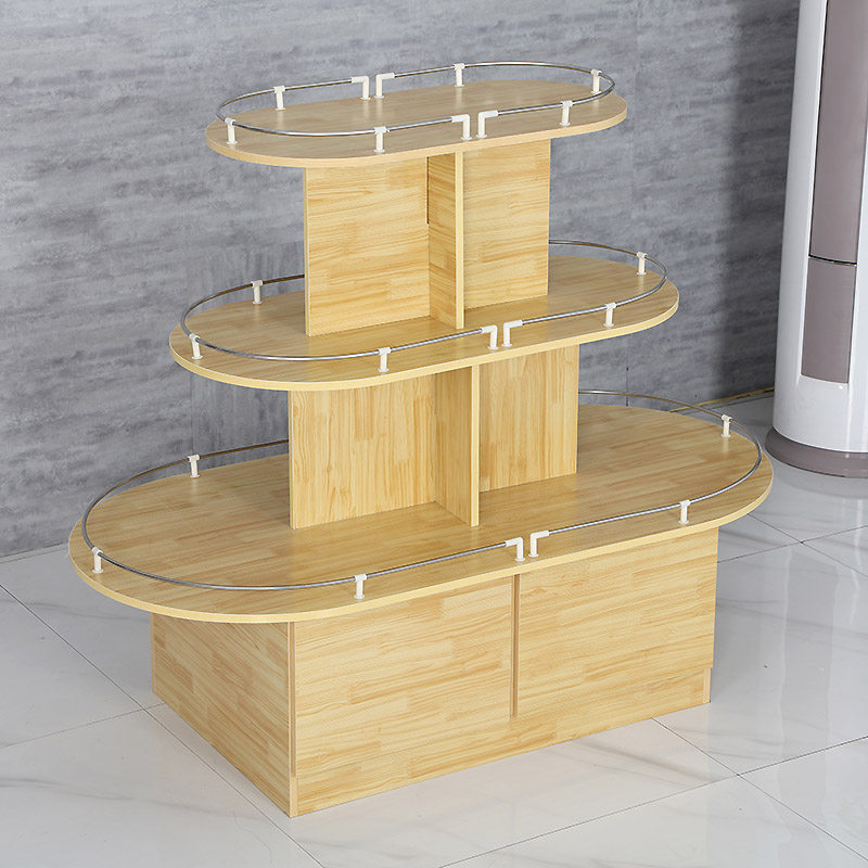 中岛母婴货架超市展台化妆品饰品展示柜鞋店促销商用展示柜