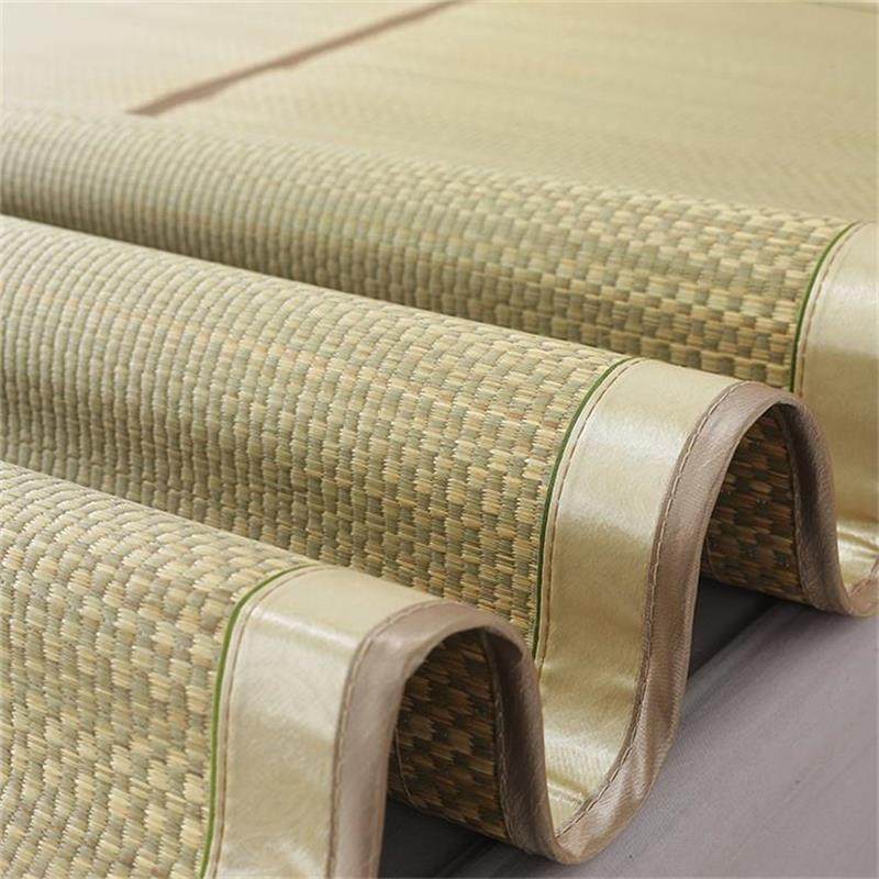 纯天然草席凉席1.5m双人床1.8m折叠凉席1.2米学生宿舍部队草席