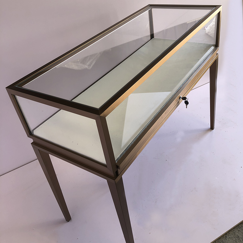 不锈钢展柜珠宝黄金展示柜模型玻璃玻璃柜柜台专业商用展示柜