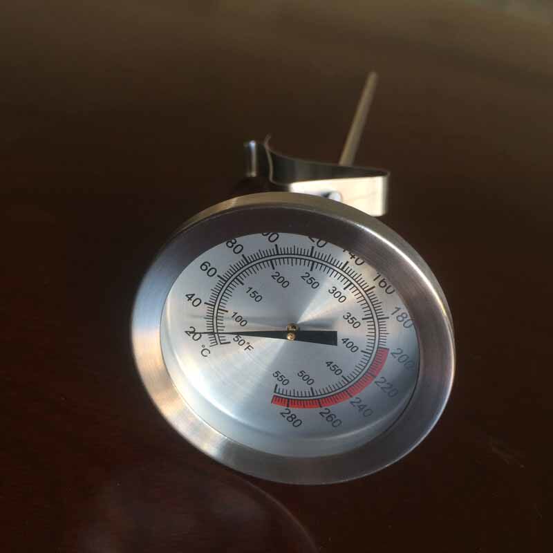 厨房商用油炸温度计测油温温度计高精度油锅炸油锅的油温表探针