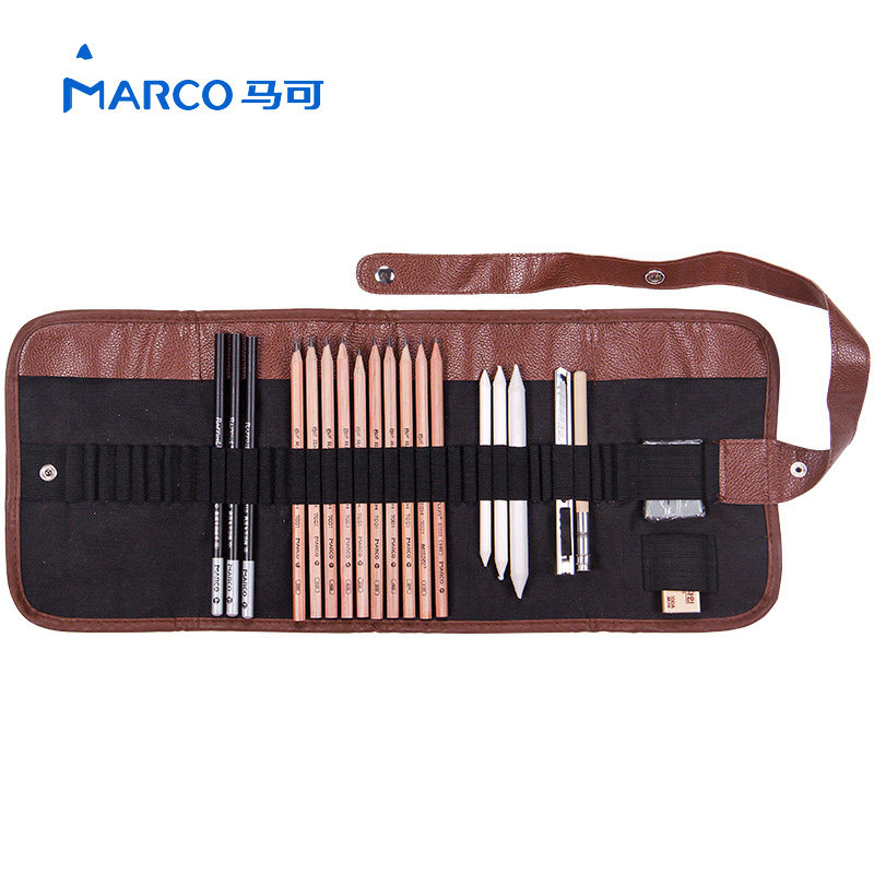 马可素描炭笔铅笔套装画板专业绘画工具用品水粉