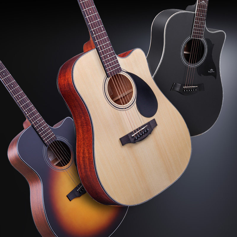 趣弹乐器卡马吉他kepma卡玛民谣初学者女男d1c趣谈音乐成人学生