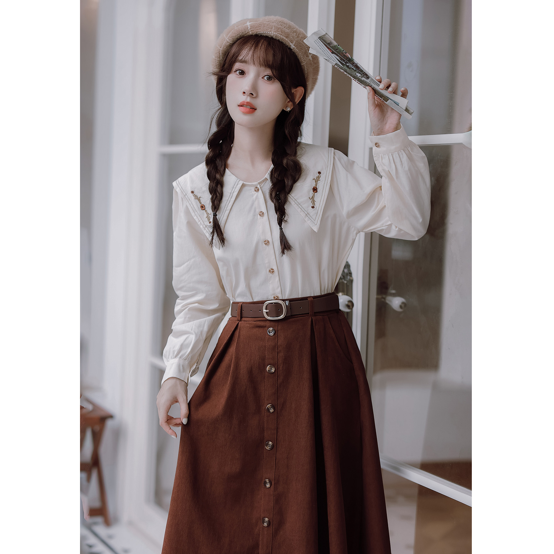 教师面试女装连衣裙正式场合教招套装夏季幼儿园老师园服穿搭服装