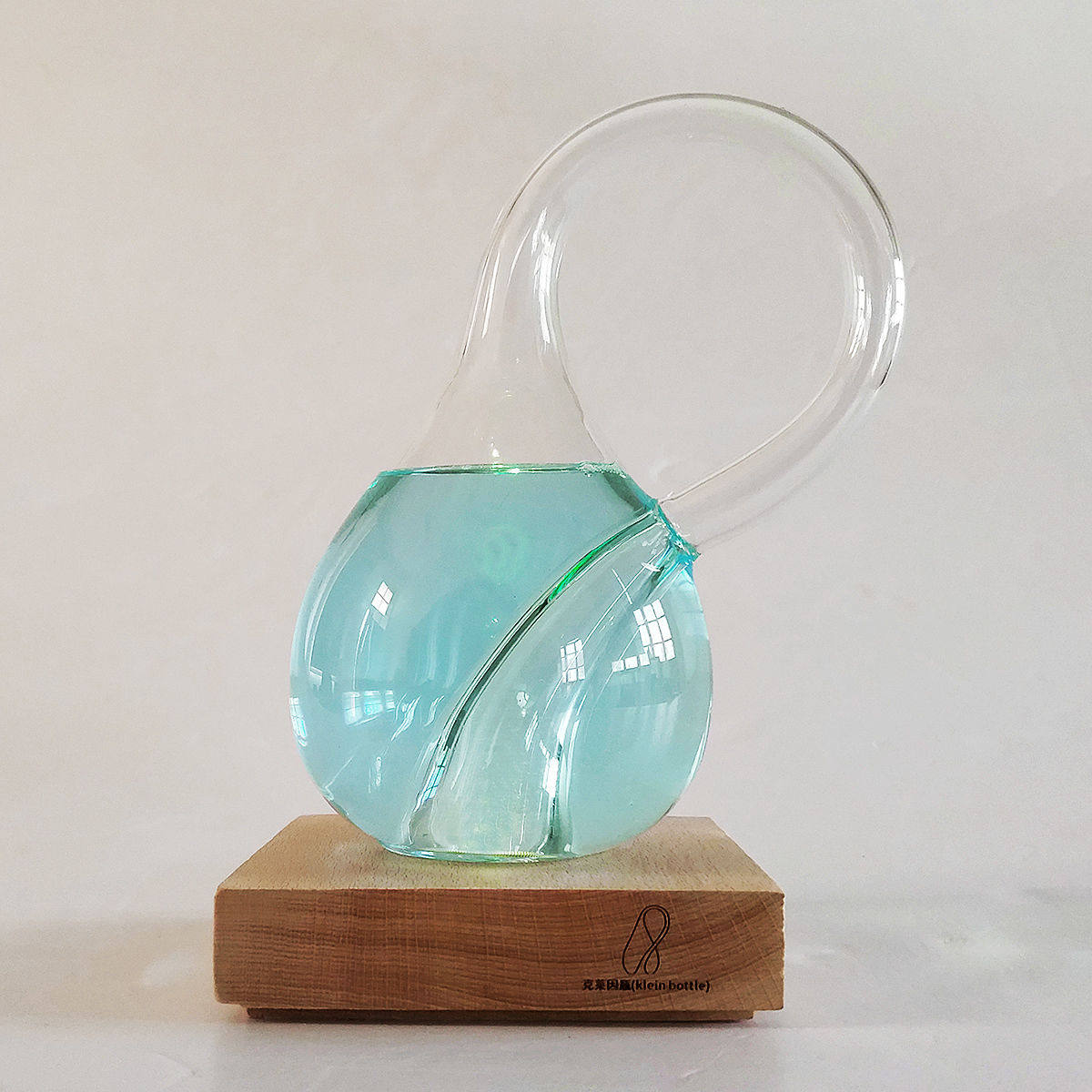 克莱因摆件刻字礼物大号模型科学实验装不满的瓶子调味瓶罐