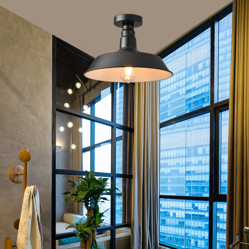 室外吸顶灯防水户外阳台灯led美式复古露台花园灯工业风阳光房灯