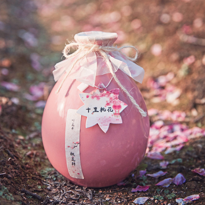 三生三世世桃花酒果酒桃花醉高颜值古风少女果酒