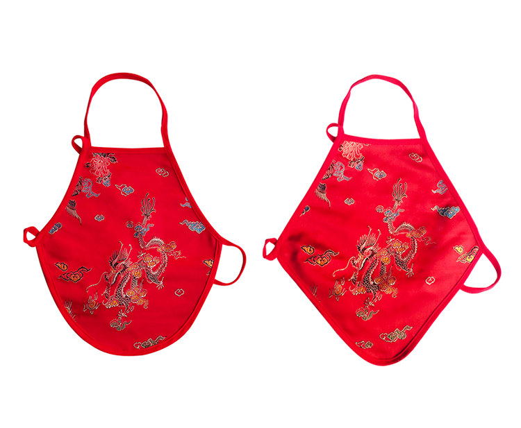 王氏手工大龙小龙绸缎春夏季亲肤复古传统喜庆肚兜