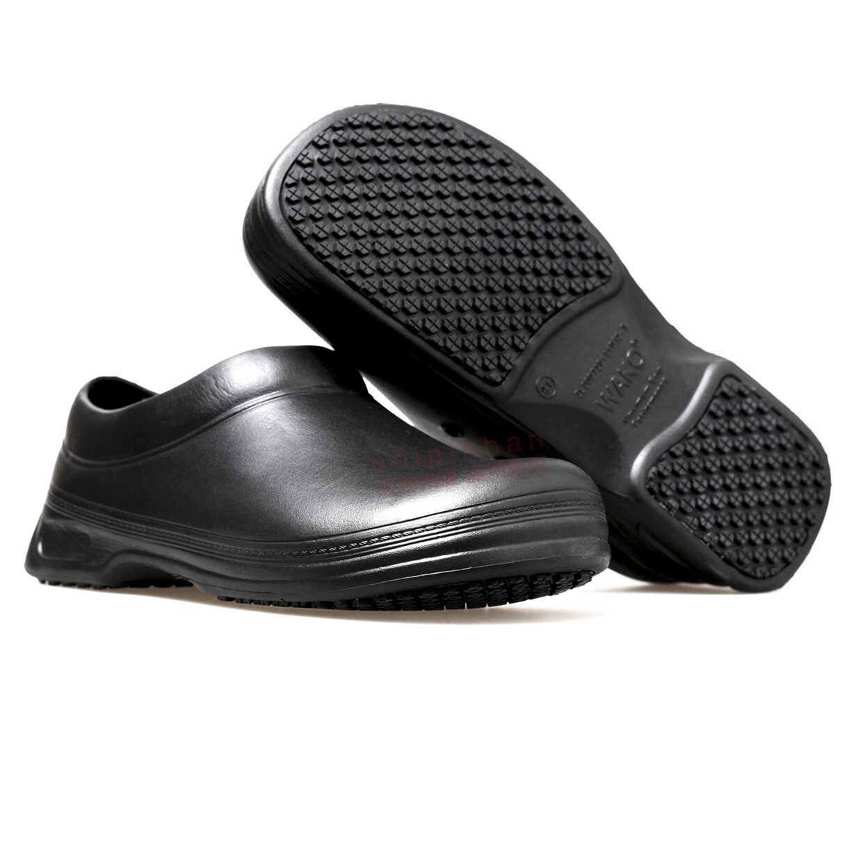 滑克wako厨师防滑厨房工作鞋防油防水耐磨轻便单鞋