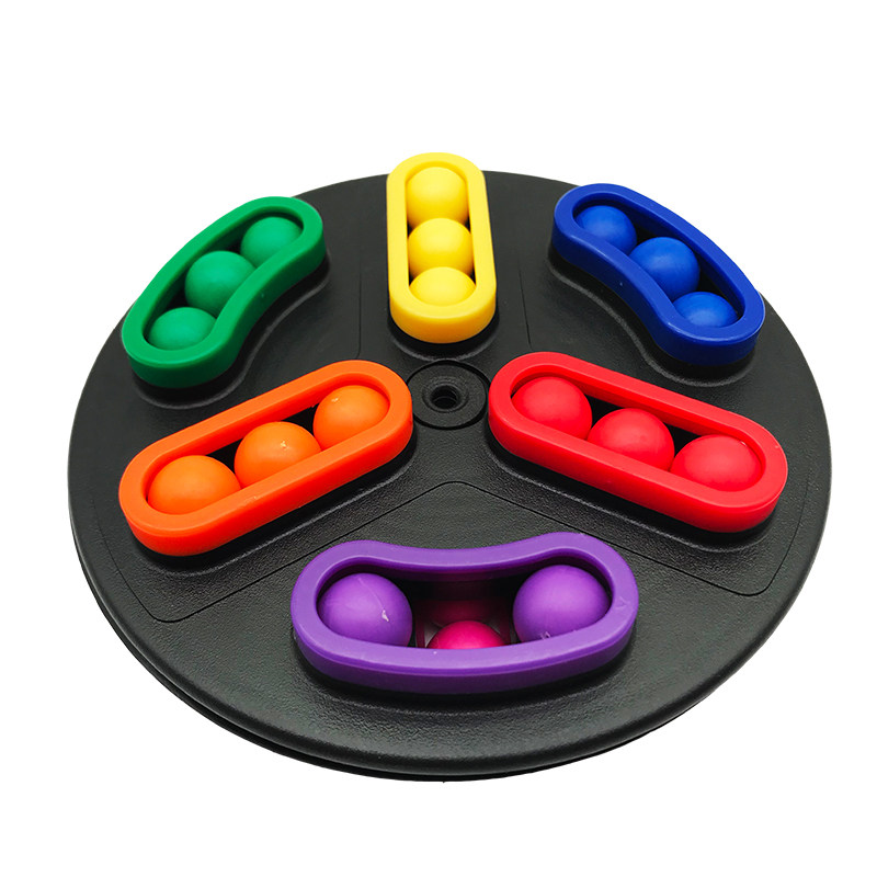智力旋转魔珠老人益智游戏无聊痴呆解闷玩具滚珠智力解题