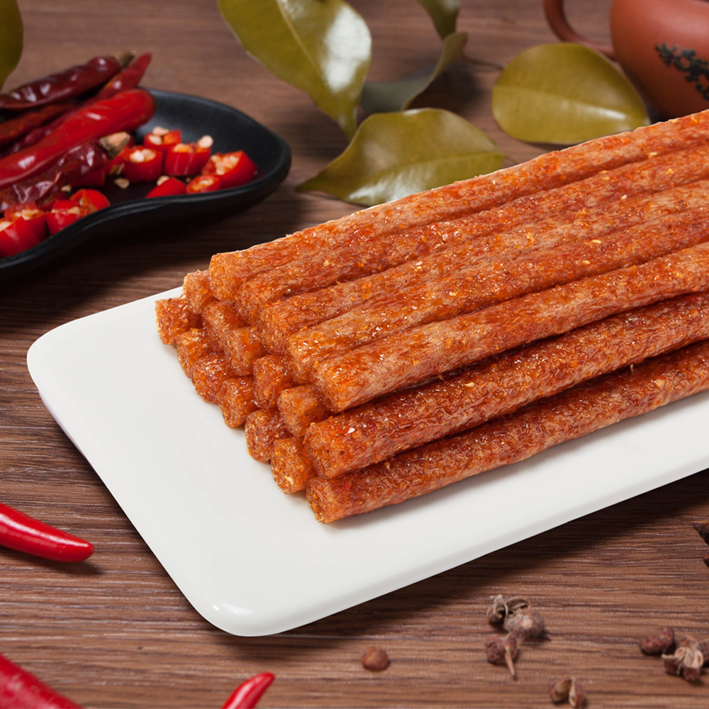 贤哥素食零食棒棒素鸡筋101g网红辣条麻辣8090后儿时怀旧小吃食品