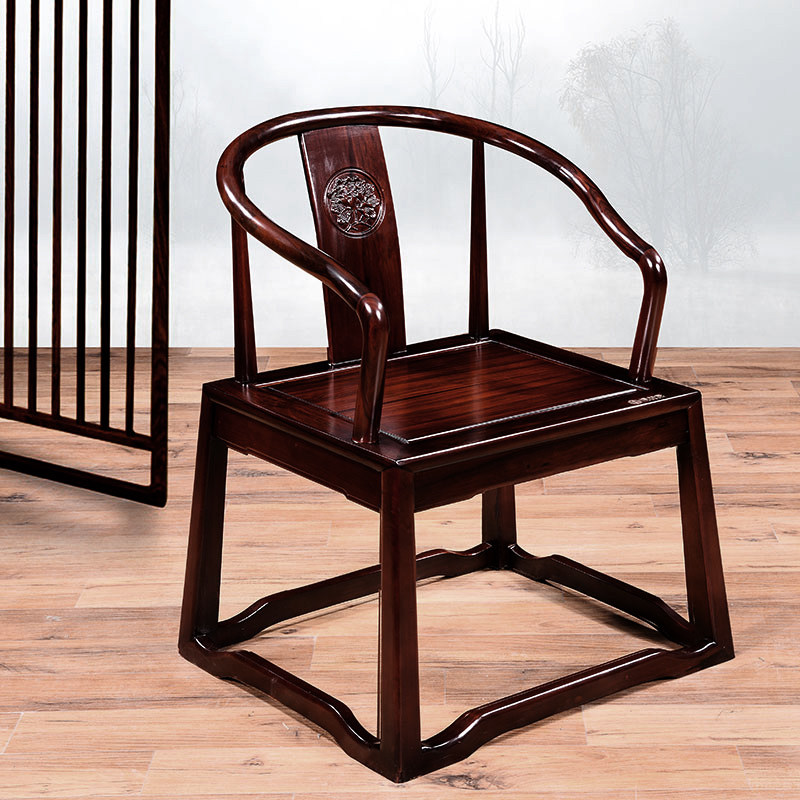 檀明宫红酸枝鸿运茶台件套古典茶桌桌椅组合带电茶几