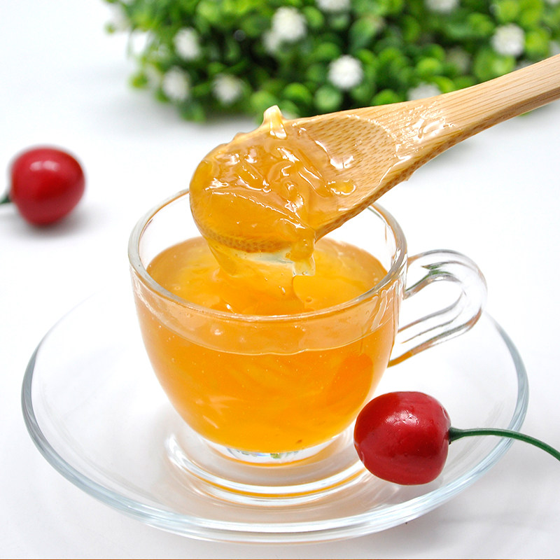 全贤蜂蜜青梅茶1kg生姜茶1kg韩国原装进口冲饮水果酱果肉饮料