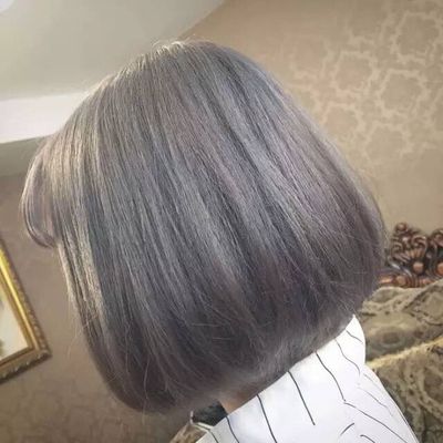 青木亚麻灰染发剂烟灰奶奶灰浅亚麻灰染膏深灰青木灰苦亚麻染发膏