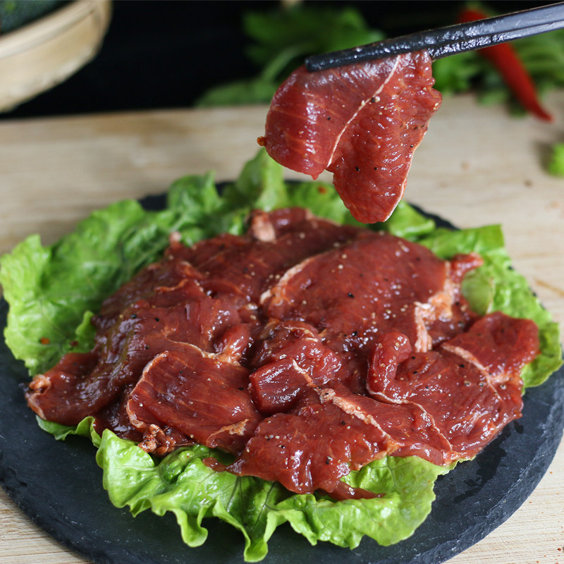 火锅牛排50袋四川重庆火锅串串香菜品配菜冷冻牛肉片食材黑椒麻辣