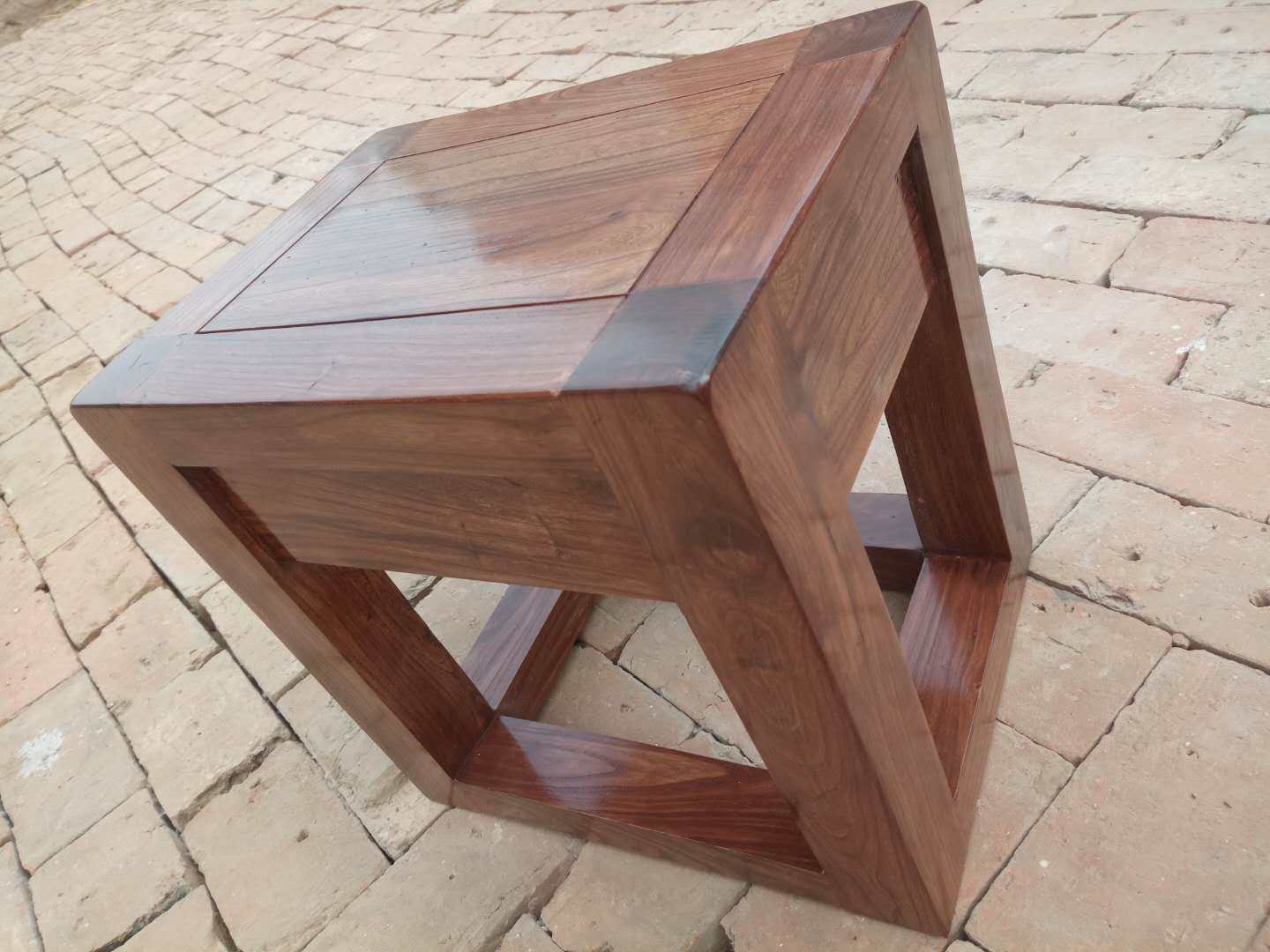 老榆木长条凳成人坐凳大板凳长方形家用实木凳换鞋凳 矮凳 高凳子