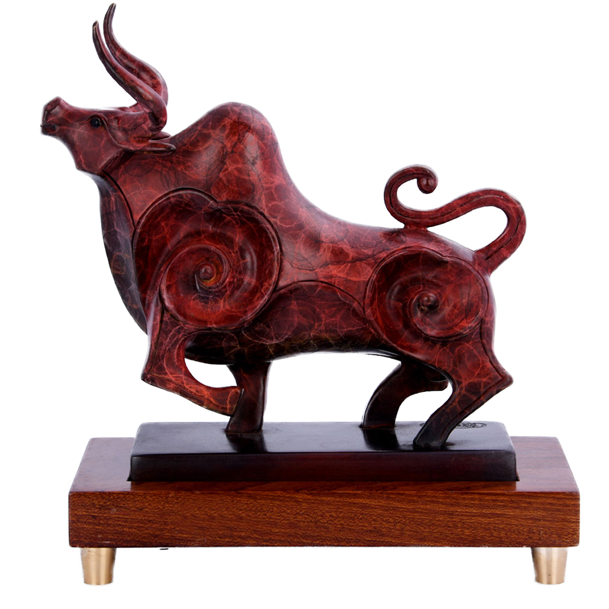 风水阁铜牛摆件大号扭转乾坤招财镇宅旺市客厅家居摆件
