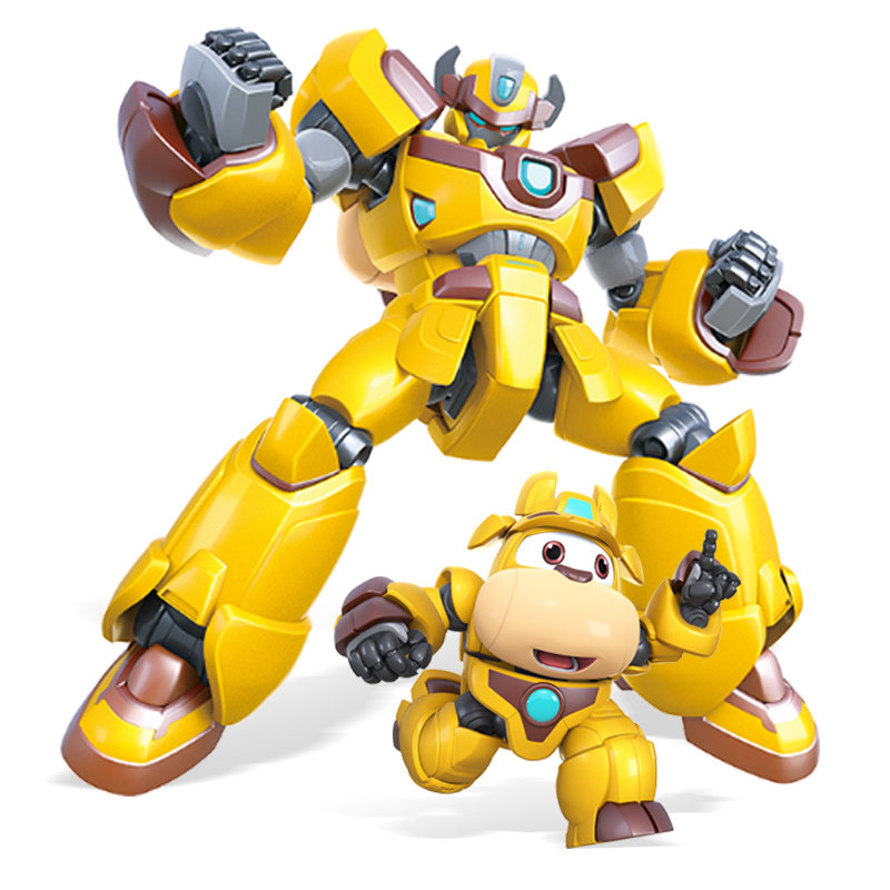 星原小宝2v5战神六合合体男孩变形机器人机甲机器人