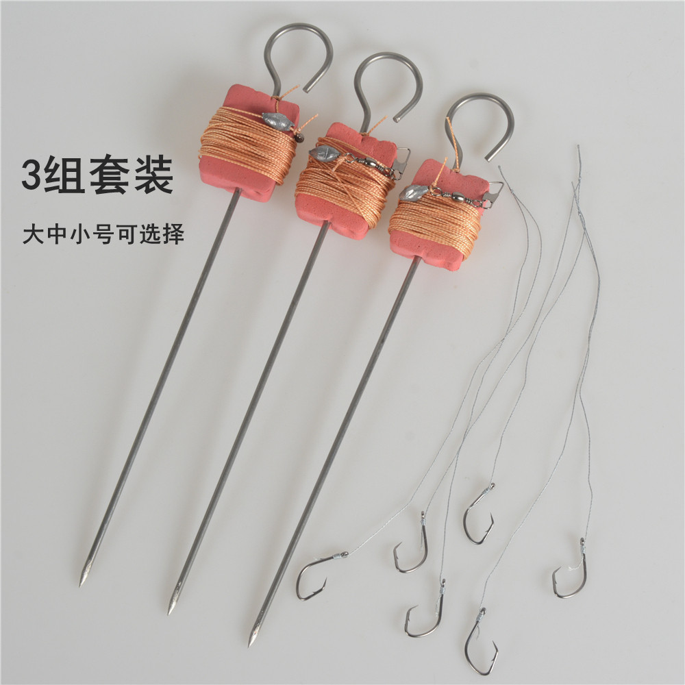 钓甲鱼钩线组套装全套地插排甲鱼黑鱼黄鳝鲶鱼鱼钩