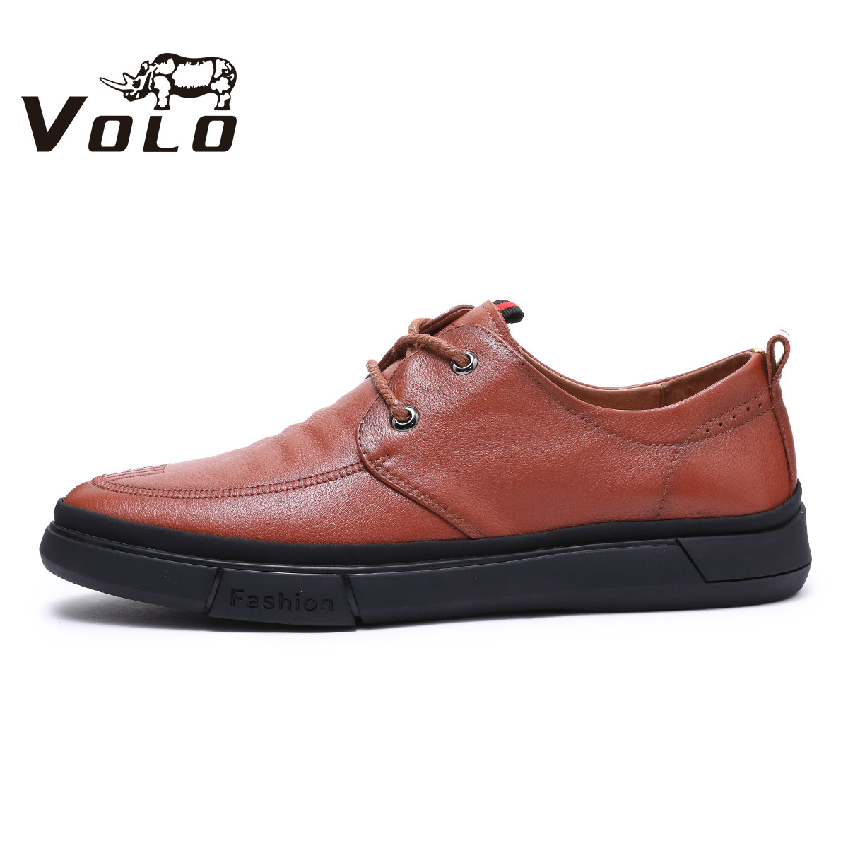 volo犀牛春夏系带软底软面低帮经典单鞋