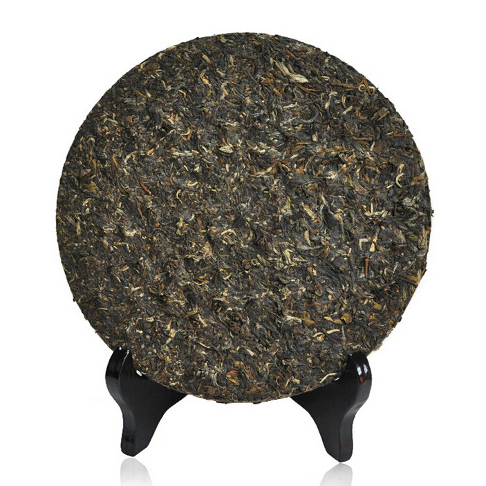 下关沱茶2013年高原陈铁饼生茶普洱茶七年陈料特制