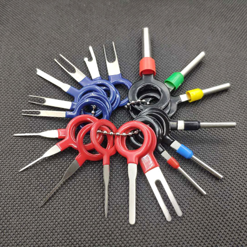 汽车线束端子退针器 线路插头端子拆卸装 工具 导航音响挑针取出器