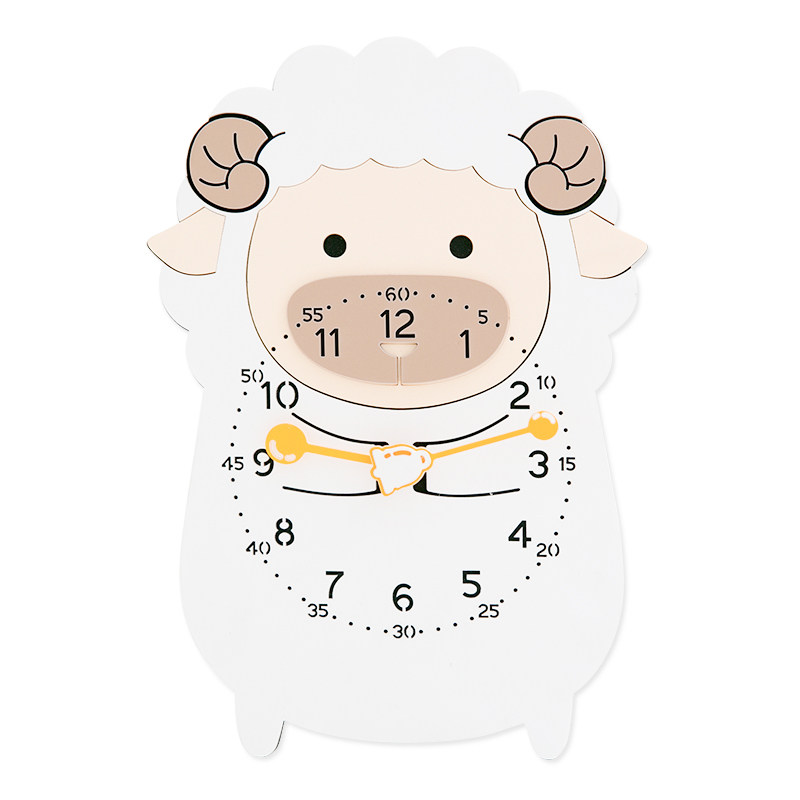 北欧mandelda座钟美式客厅现代创意卡通台钟静音座钟