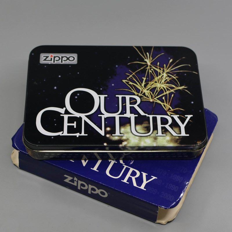 美国原装正版zippo打火机千禧世纪礼花c99年度zippo