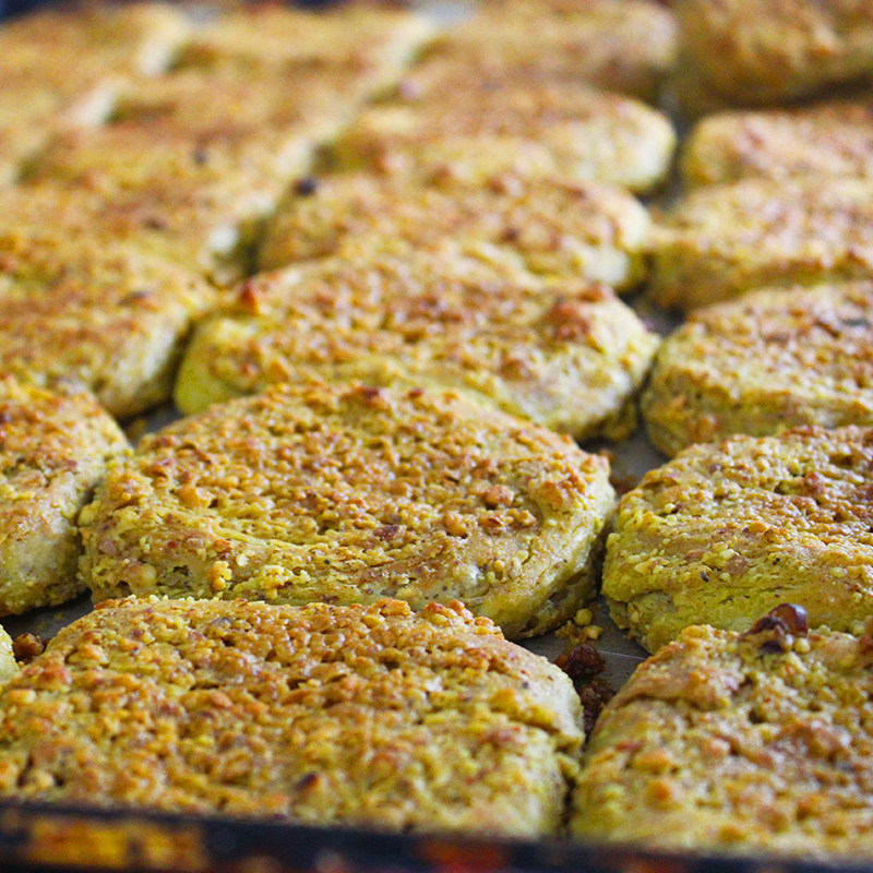 宁强核桃馍陕西汉中特色小吃核桃饼手工核桃花生馍现做现发10个装